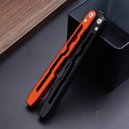 TGZUO 9.84" Professional Precision Practice Gear - Safe Cutter Precision Machined Aluminium Handle (Orange Black)