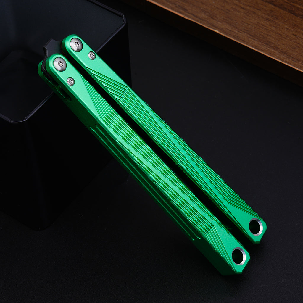 TGZUO 9.84" Professional Precision Practice Gear - Safe Cutter Precision Machined Aluminium Handle (Green)