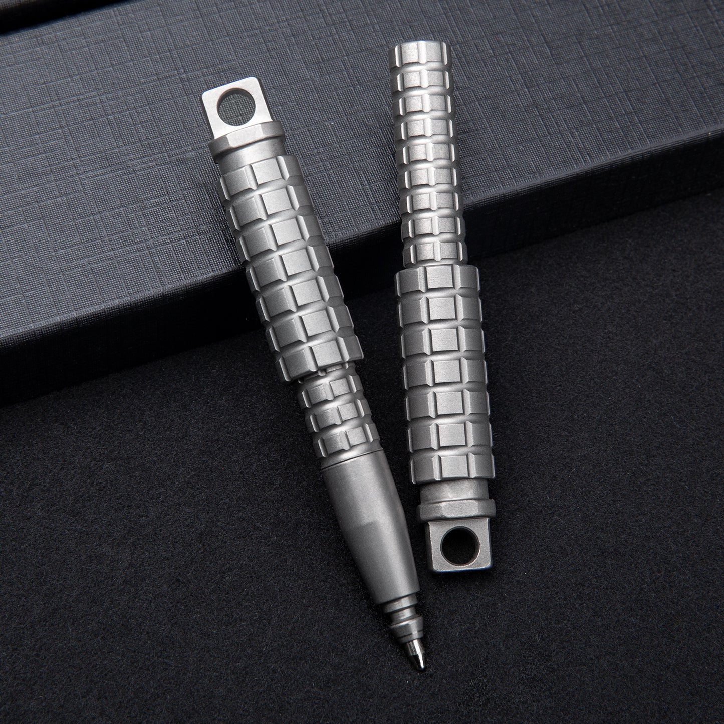 Titanium mini pocket pen Outdoor EDC portable tactical pen Keychain pen Self-defense portable neutral writing pen