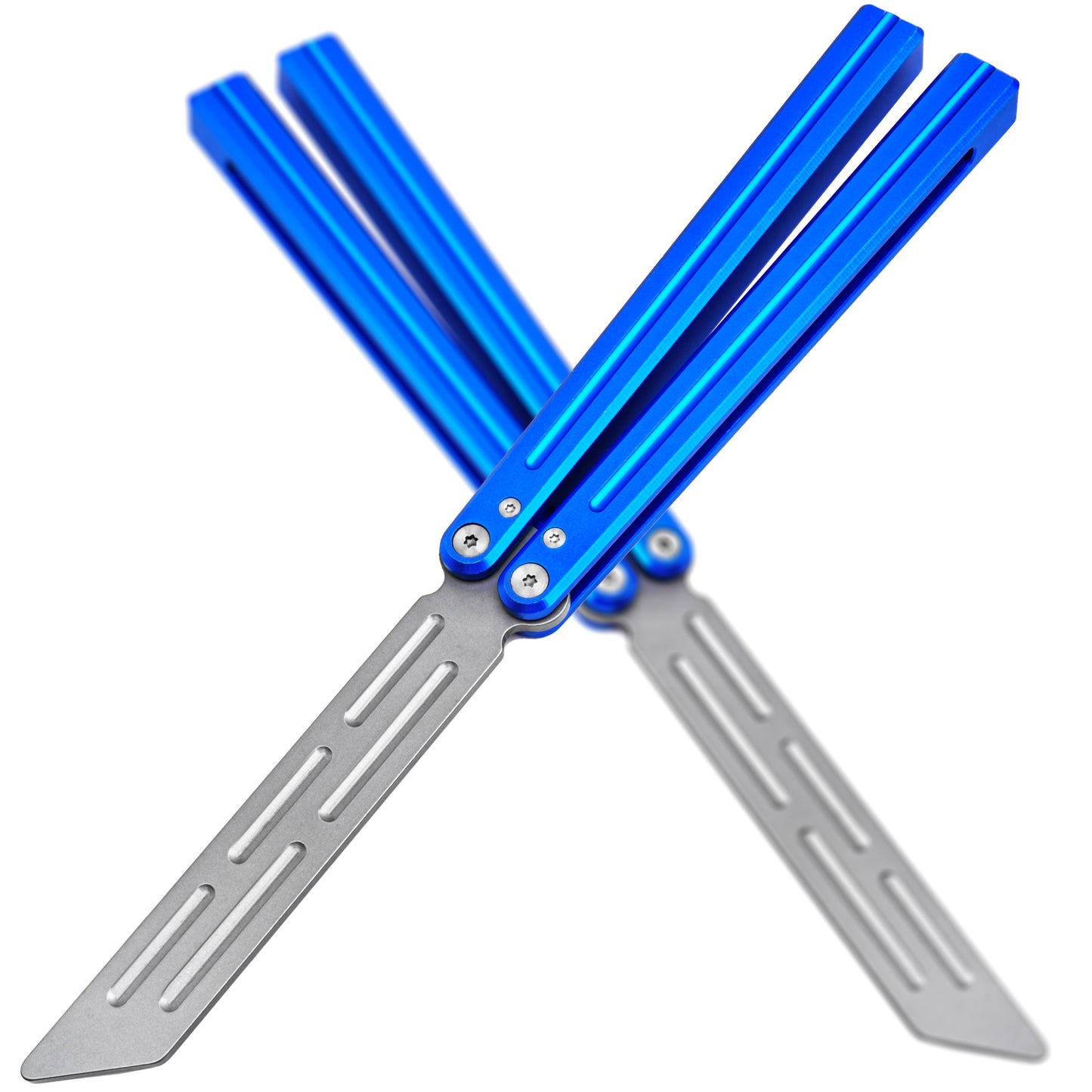 TGZUO 9.76" Professional Bearing Precision Practice Gear - Safe Cutter Precision Machined Aluminium Handle (Blue)