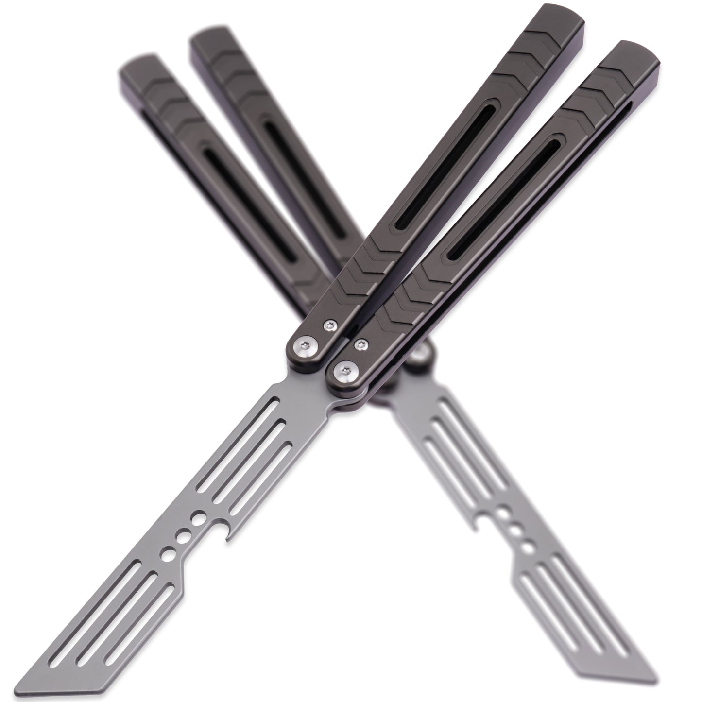 TGZUO 9.76" Professional Precision Practice Gear - Safe Cutter Precision Machined Aluminium Handle (Grey)