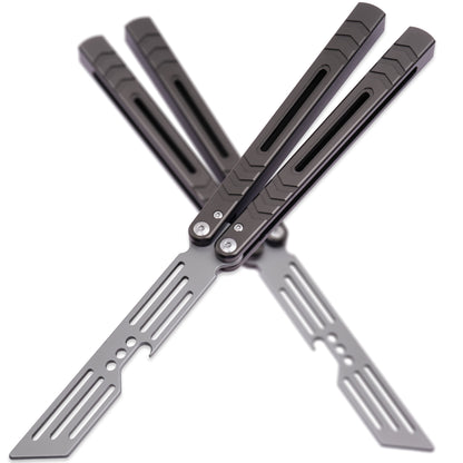 TGZUO 9.76" Professional Precision Practice Gear - Safe Cutter Precision Machined Aluminium Handle (Grey)