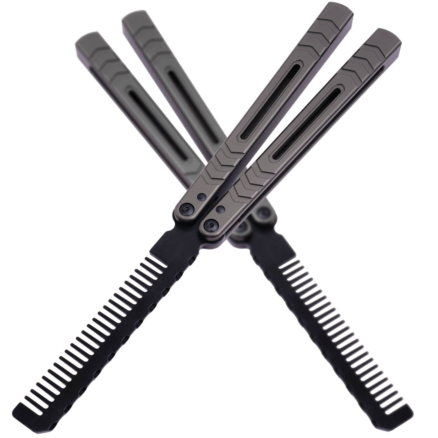 TGZUO 9.72" Professional Precision Practice Gear Comb - Safe Cutter Precision Machined Aluminium Handle (TGZUO 9.72" Professional Precision Practice Gear Comb - Safe Cutter Precision Machined Aluminium Handle (Grey))