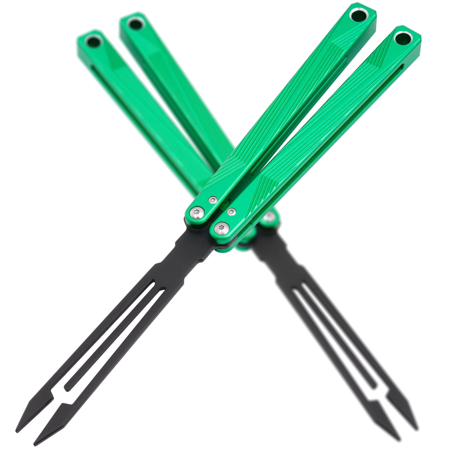 TGZUO 9.84" Professional Precision Practice Gear - Safe Cutter Precision Machined Aluminium Handle (Green)