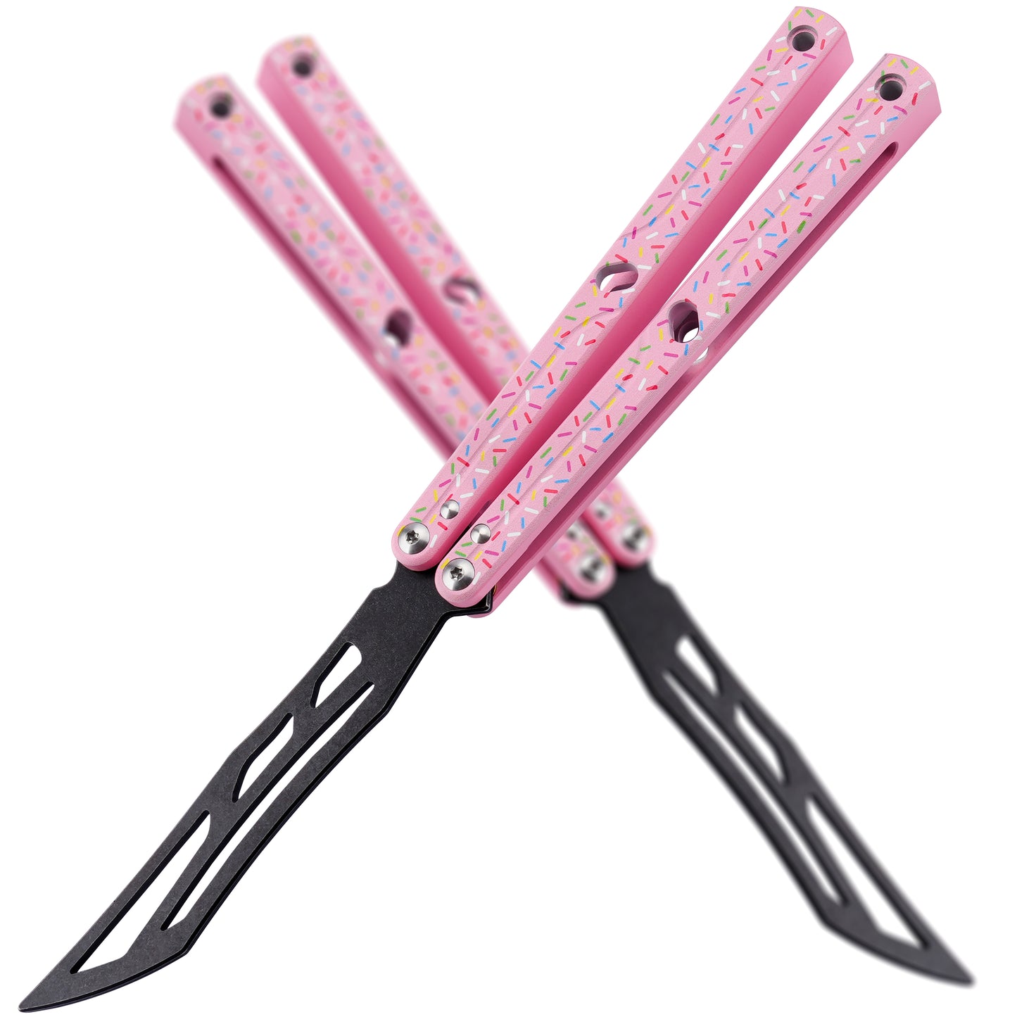 TGZUO Premium Butterfly Knife Trainer Aluminium Handle | LG09 Donut