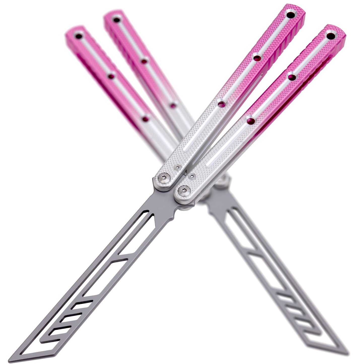 TGZUO Premium Butterfly Knife Trainer Aluminium Handle | Blossom Sea Monster