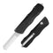 TGZUO Heavy-Duty Retractable Utility Tool Comb  - 5cr15mov Cutter & Precision Machined Aluminum Handle(Black Comb)