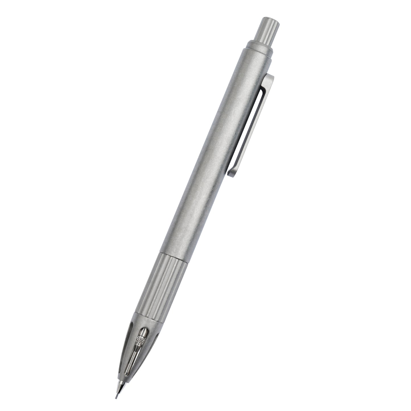 TGZUO Stone Wash Titanium Push Type EDC Mechanical Pencil 0.5mm