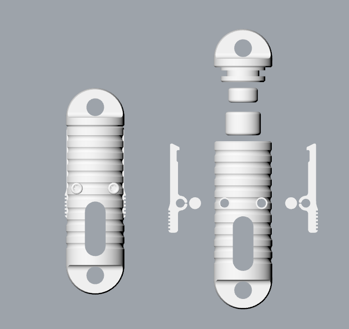Custom 70mm Magnetic Keychain