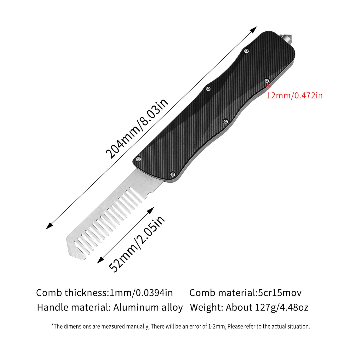 Aluminum alloy utility knife, replaceable blade, carry sharp tools with you, quick opening, free blade, free waterproof packaging box