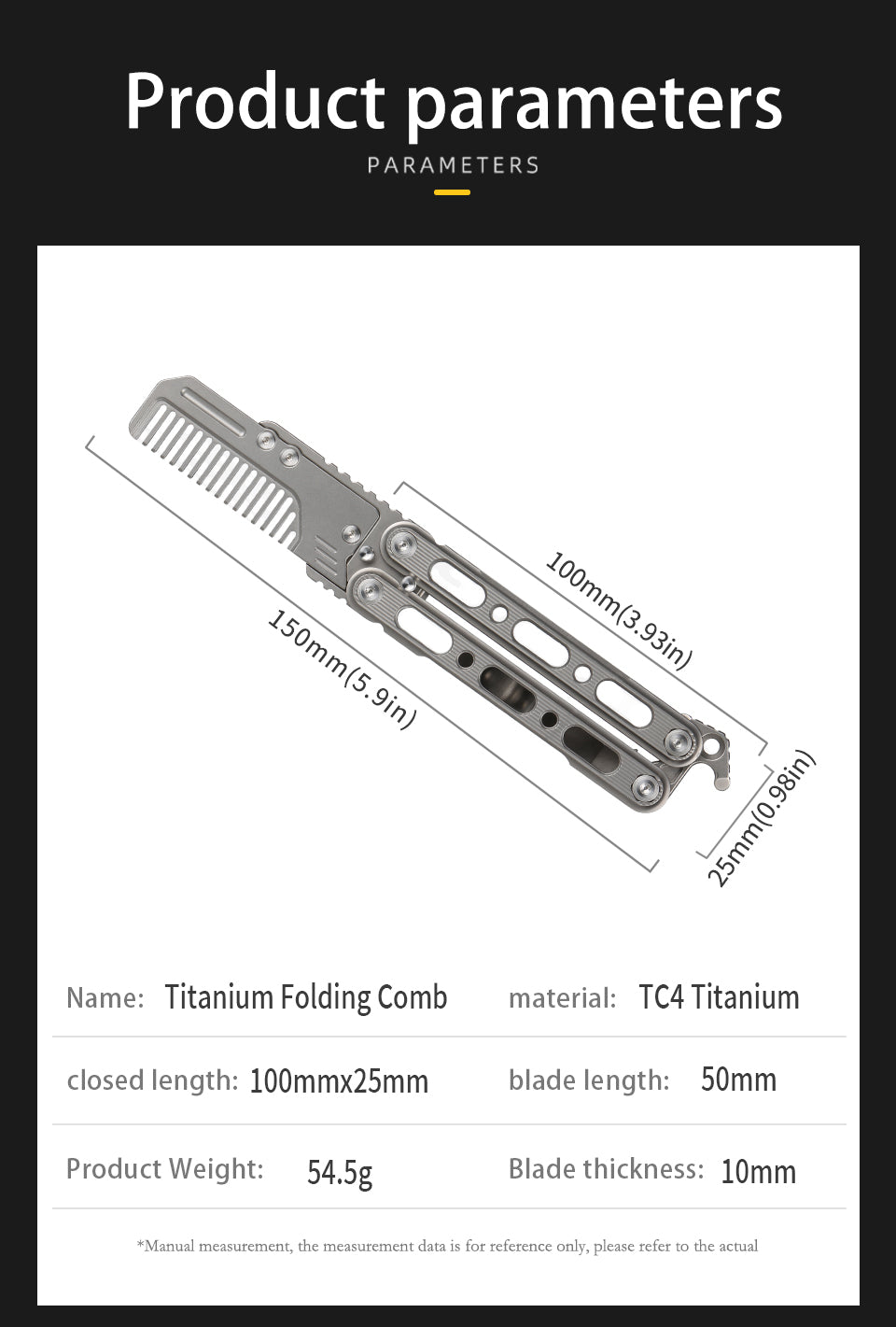 Titanium alloy utility knife quick change blade gift blade portable carry custom private edc gift