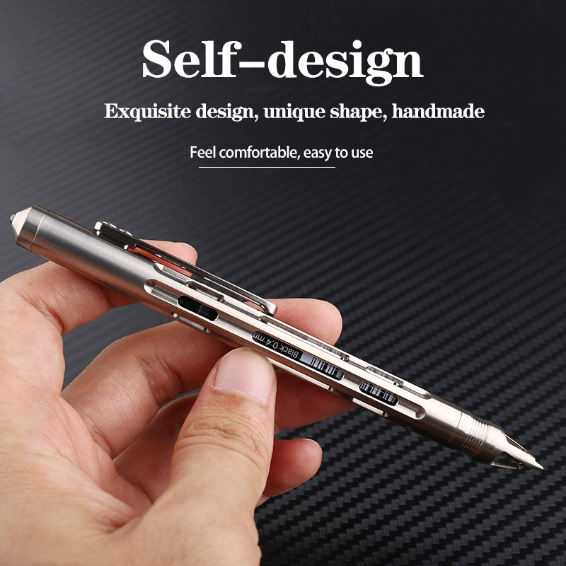 Top Quality Titanium Alloy Self Defense Tactical Pen Pencil Titanium Alloy Pencil Dual Purpose