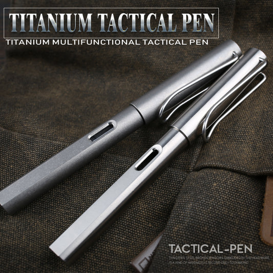 Military Titanium Standard Newest Design Self Defence Tactical Pen