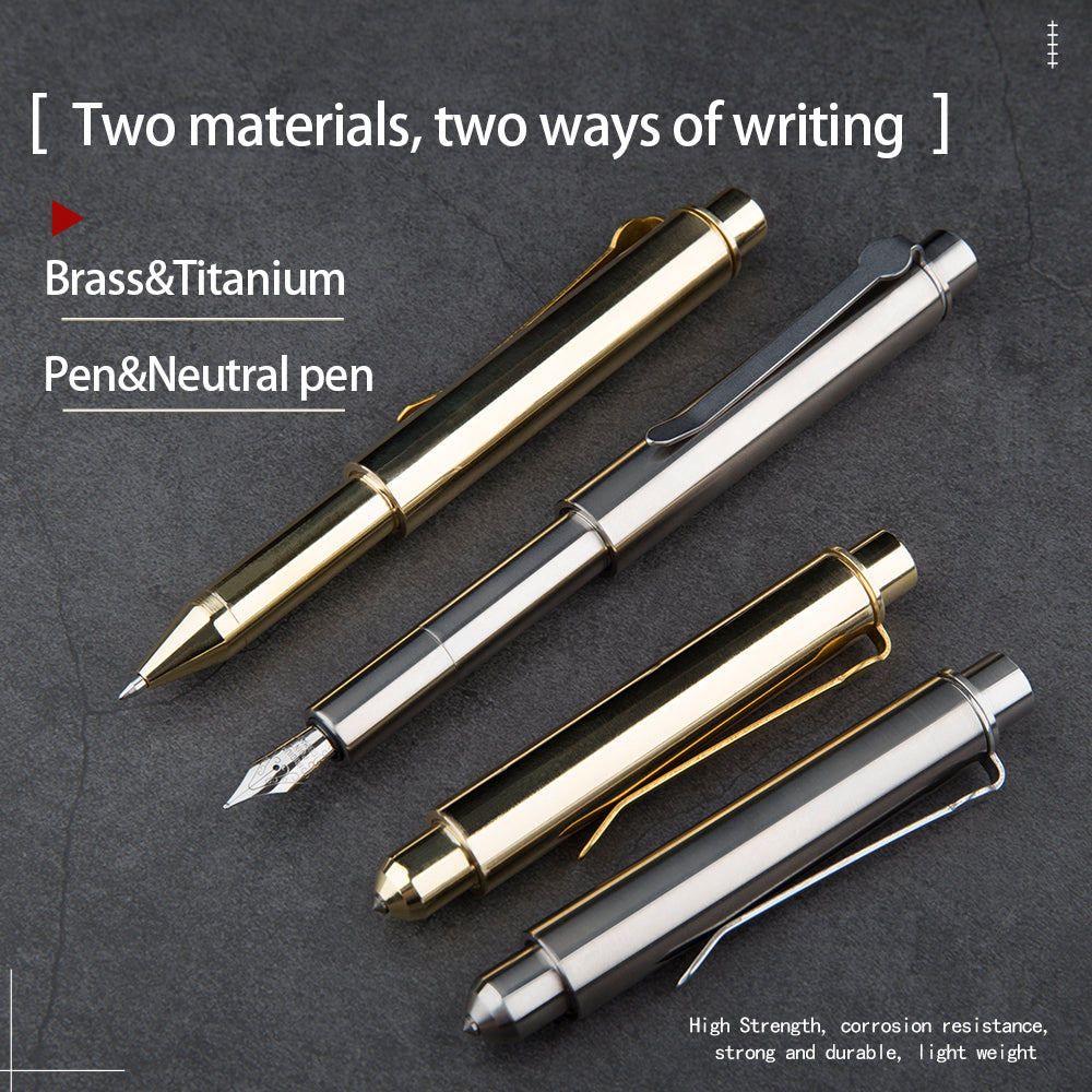 Titanium Alloy Pen Multifunctional Tactical Pen Portable Carry Mini Collection