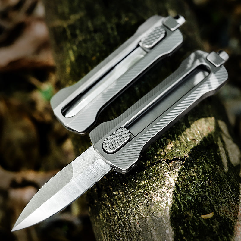 Titanium alloy pocket knife outdoor edc multi-function tool innovative tool knife quick disassembly