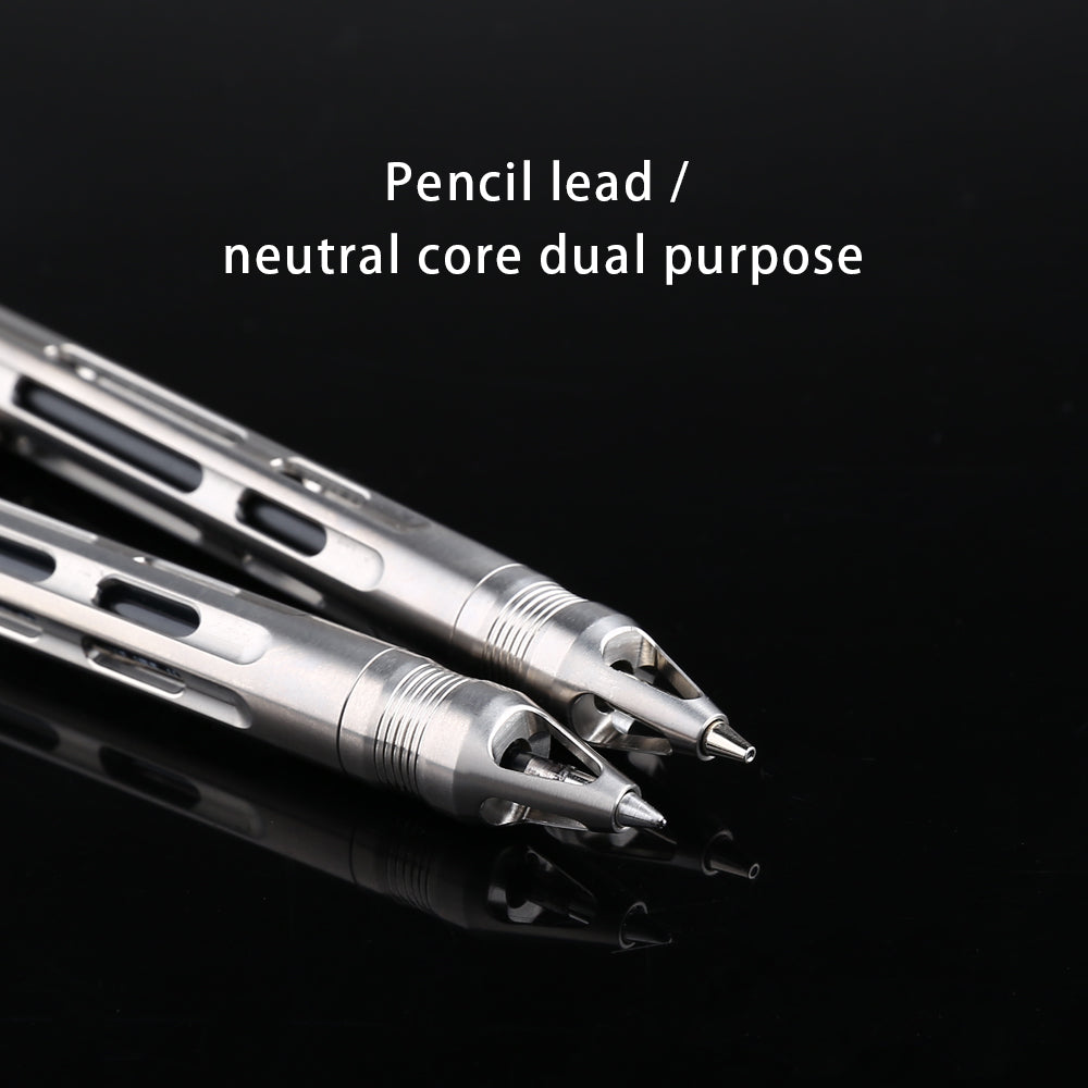 Top Quality Titanium Alloy Self Defense Tactical Pen Pencil Titanium Alloy Pencil Dual Purpose